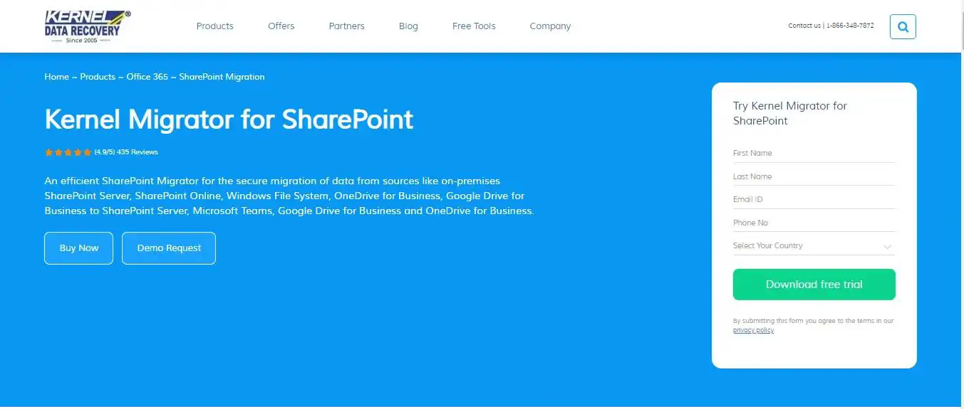 5-best-sharepoint-backup-solutions - Kernel Migrator